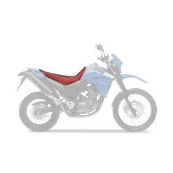 Blackbird Yamaha Traditional Motorcycle Seat Cover Black-Red