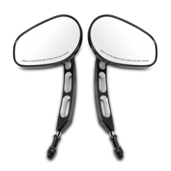 CustomAcces Misuri H-D Rear View Mirrors Black