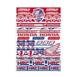 Blackbird Honda PVC Gariboldi Decal Sheet