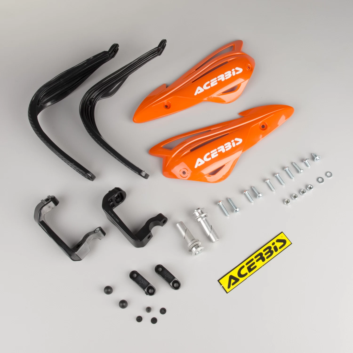 Acerbis Tri Fit Handguards Orange - Image 6