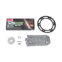 Snell & RK 525XSO X-Ring Chain & Sprocket Kit