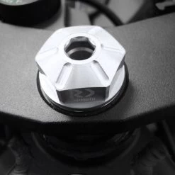 RDMOTO Steering Stem Nut Silver