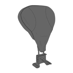 CustomAcces Solo Touring For Pilot Sissy Bar Black