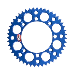 Renthal Grooved Rear Sprocket Blue