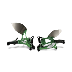 Valter Moto Type 2.5 Foot Peg Kit Kawasaki Green