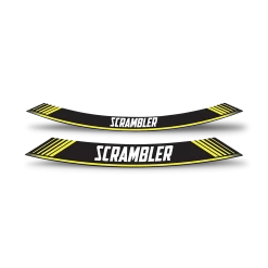 Puig Rim Strips Set Of 8 Yellow