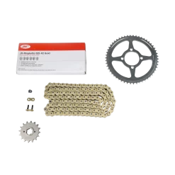 JT & JMT 525X2 Gold Chain & Sprocket Kit
