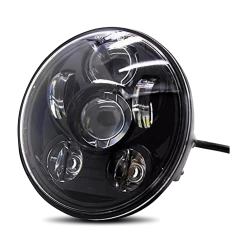 CustomAcces Ovni LED Headlight Black 155x85mm