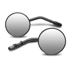 CustomAcces Dallas H-D Rear View Mirrors Black