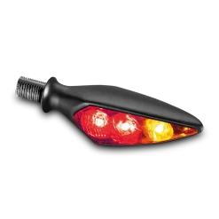 Kellermann Rhombus S DF Dark LED 3 In 1 Indicators Black