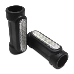 CustomAcces Auxiliary Headlight With Turn Lights Black