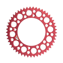 Renthal Grooved Rear Sprocket Red