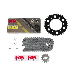 JT & RK 525XSO X-Ring Chain & Sprocket Kit